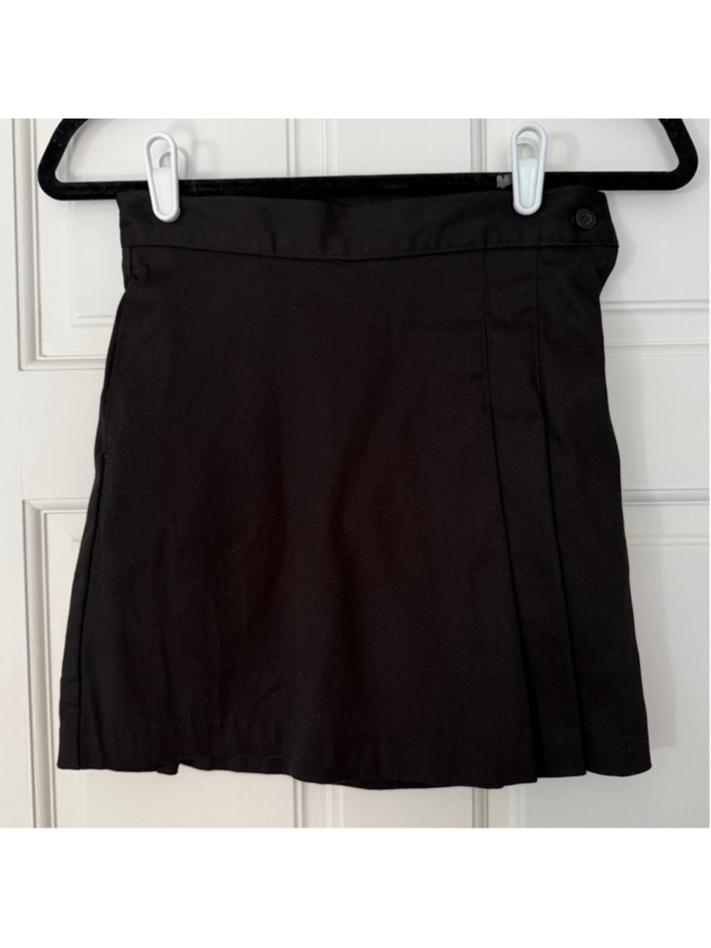 5 NWOT/EUC Classroom Supply Black Stretch Pleated School Uniform Skort Girls 10 - Picture 2 of 8